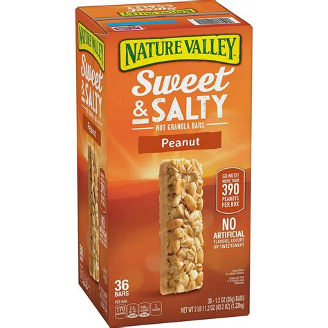 Nature Valley Sweet And Salty Peanut Granola Bars 12 Oz 36 Ct