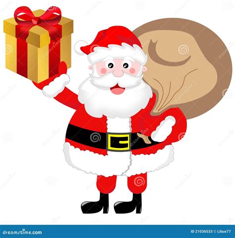 Santa Claus Brings Presents Stock Illustration Image 21036533