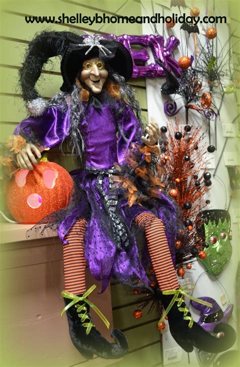 shelley b decor and more: Posable Witch Halloween Decoration