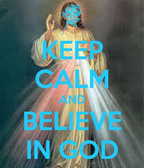 Keep Calm And Believe In God Poster Maria Keep Calm O