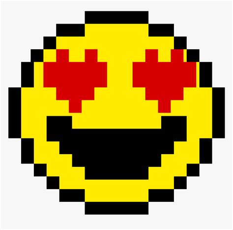 La pixel art facile da fare si propone ai bambini piccoli, come attività ludica e didattica. Pixel Art Facile Smiley Clipart , Png Download - 8 Bit ...