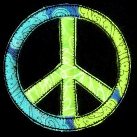 Peace Sign Applique Machine Embroidery Raggy Frayed Applique Etsy Peace Sign Art Peace Art