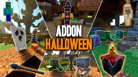 🎃addon De Halloween Para Minecraft Pe 117 11732🎃 Youtube
