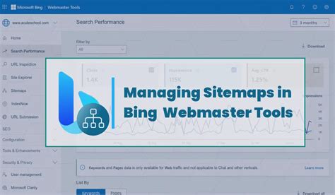 How To Manage Sitemaps In Bing Webmaster Tools