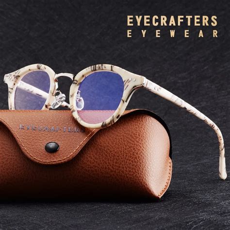 buy eyecrafters retro round womens eyeglass frames brand designer optical clear