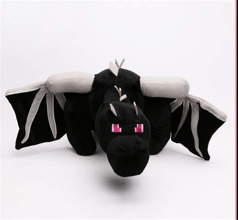 Hot 60cm Big Mcft Ender Dragon Plush Soft Black Mcft Ender Dragon Pp Cotton Dragon Plush Toys