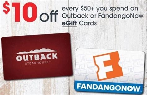 Using giant eagle perks for discount gift cards. Giant Eagle Promotions: Get $10 Off $50+ Outback or FandangoNow Gift Card Purchase, Earn 3X ...