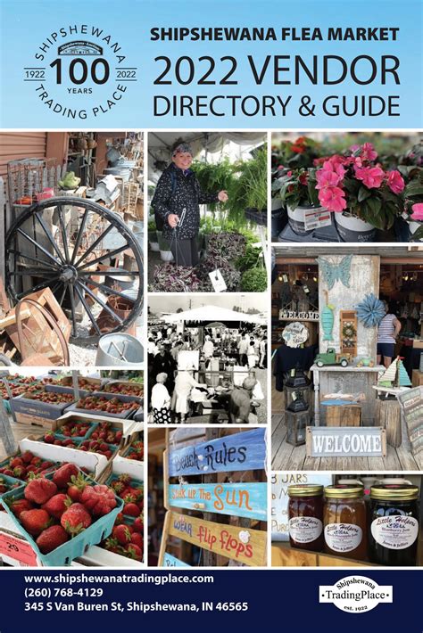 2022 Shipshewana Flea Market Vendor Directory Guide by