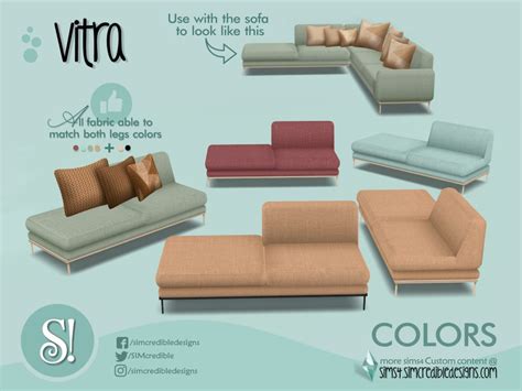 The Sims Resource Vitra Loveseat Colors