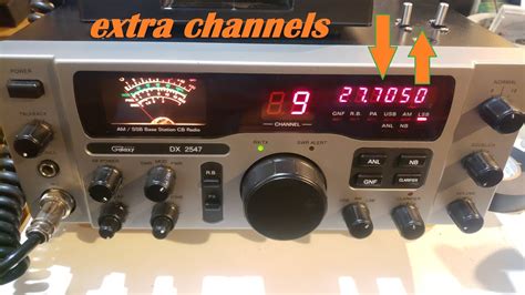 Extra Channels For My Galaxy Dx Cb Radio Youtube