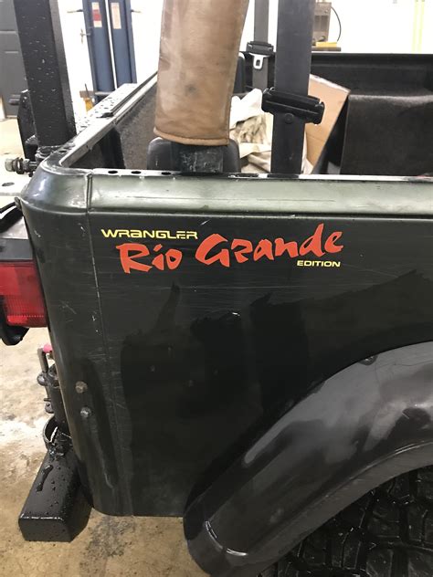 Jeep Rio Grande Rear Quarter Decal Stickers Custom Made In The Usa