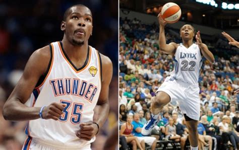 Thunders Kevin Durant And Monica Wright Of Wnbas Lynx Are Engaged
