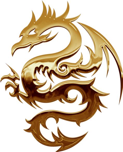 819 X 976 14 - Gold Dragon Symbol Png Clipart - Large Size Png Image png image