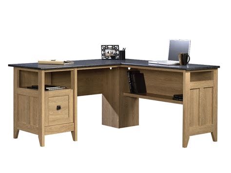L-Shaped Desk by Sauder Woodworking | L shaped executive desk, L shaped office desk, L desk