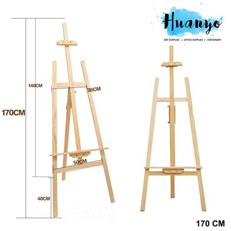 Apex Wooden Artist Painting Display Easel Stand 170cm