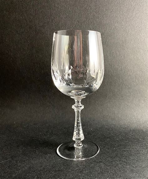Gorham Tivoli Cut Crystal Wine Glass Made In Germany Formal Etsy