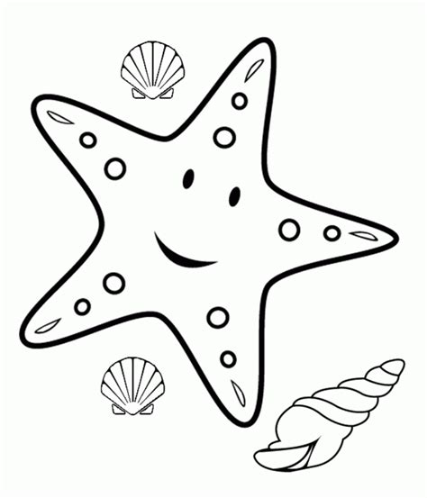 Starfish or sea stars have vibrant colored bodies which make them a favorite coloring page subject for kids. Starfish Coloring Pages - Kidsuki