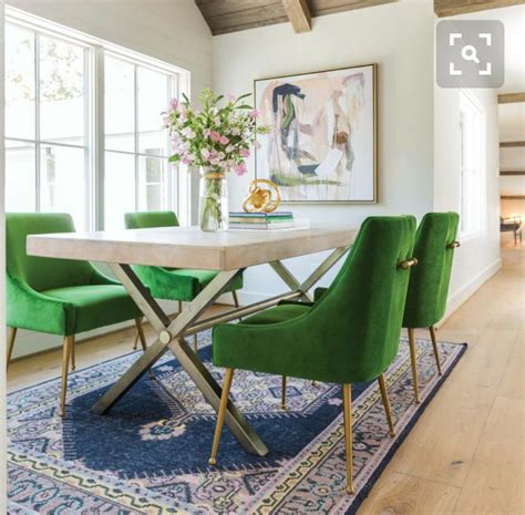 Pin by Narges Fakhraie on home in 2020 | Dining room combo, Green