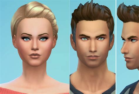My Sims 4 Blog Glossy Eyes Default Replacement By Shady