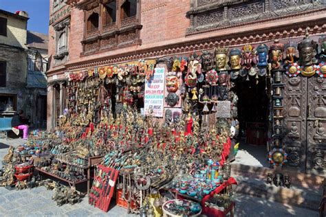 Souvenir Shop Swayambunath Kathmandu Nepal Editorial Stock Photo