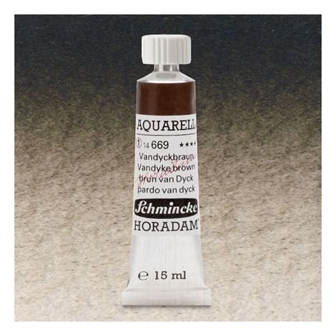 Horadam Aquarell Watercolor Vandyke Brown Schmincke