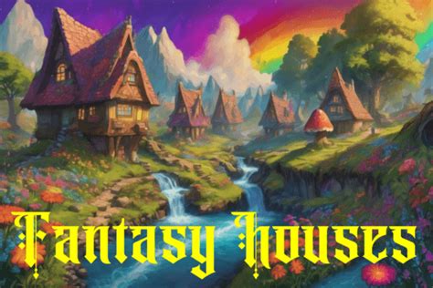 Fantasy Houses Graphic By Intellecta Design · Creative Fabrica