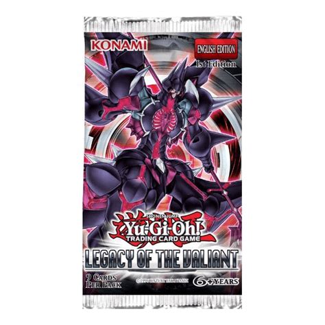 Yu Gi Oh Booster Pack 1st Edition Legacy Of The Valiant Chaos Cards