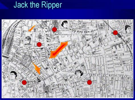 Jack The Ripper Victims Map