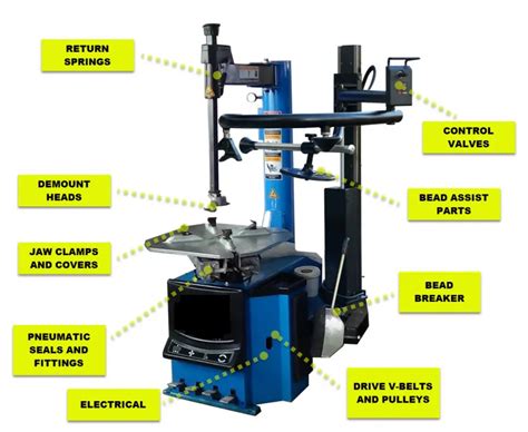 Tire Changer Replacement Parts Equipment Parts Canada