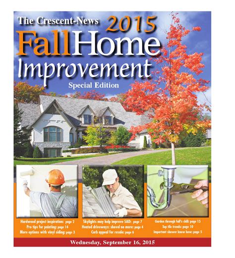 Fall Home Improvement 2015 By The Crescent News Issuu