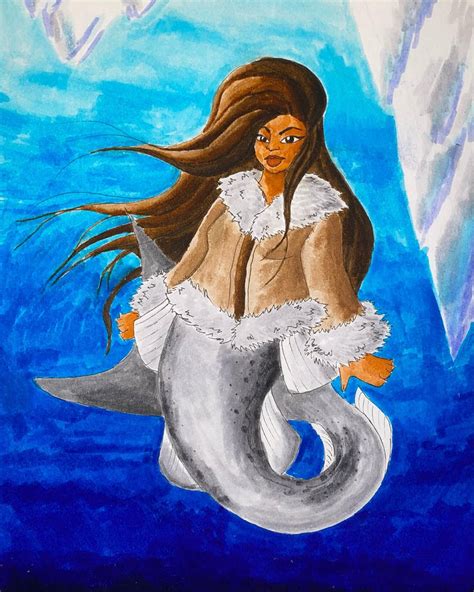 Arctic Mermaid By Crystalrosegalaxy On Deviantart