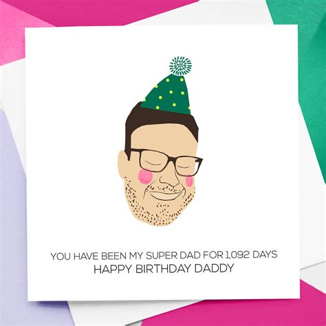 Personalised Birthday Daddy Card By Rabal