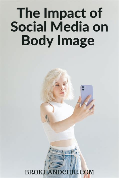 the impact of social media on body image broke and chic