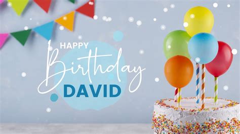 Happy Birthday David│birthday Song Youtube