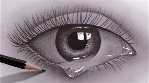 How To Draw Realistic Eyes For Beginners With Pencil Pencil Sketch