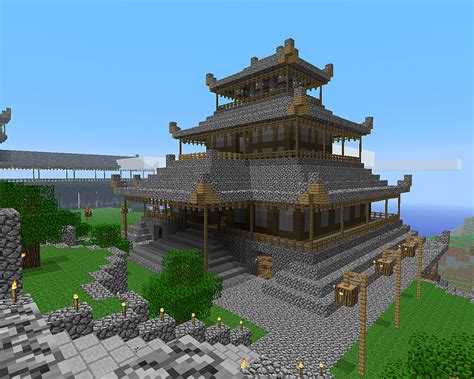 With this house i brought back an older idea of making oriental buildings, but i completely redesigned it to make it more intense.now it looks very japanese :o. Minecraft Japanese Roofs & Asian Minecraft Building Style
