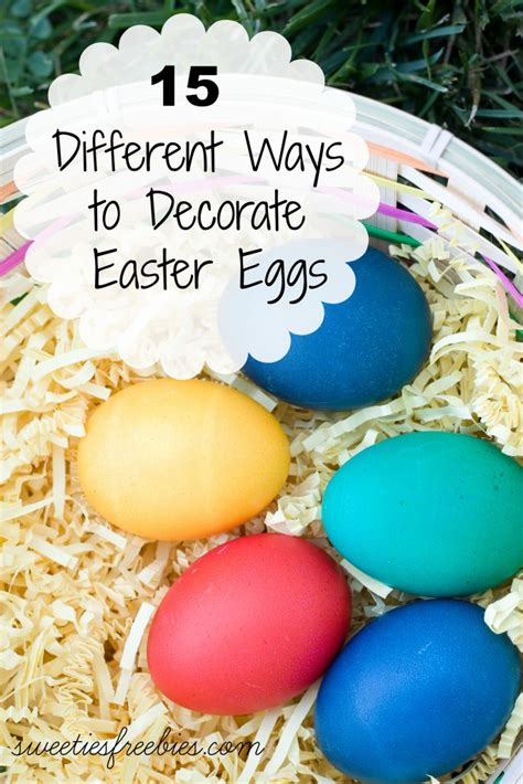 15 Different Ways To Decorate Easter Eggs