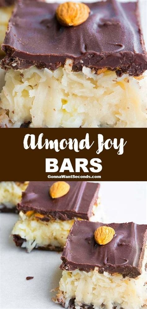 Almond Joy Bars Just Easy Recipe