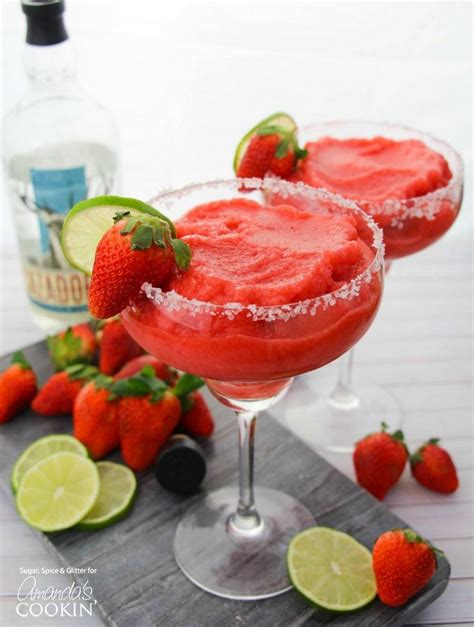 Delicious Strawberry Margarita Perfect For Summer Bbqs Fruity