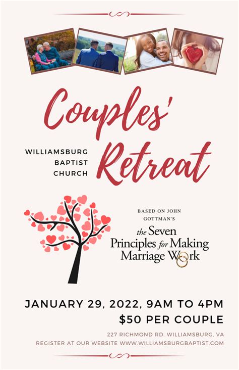 Marriage Retreat Williamsburg Baptist Church