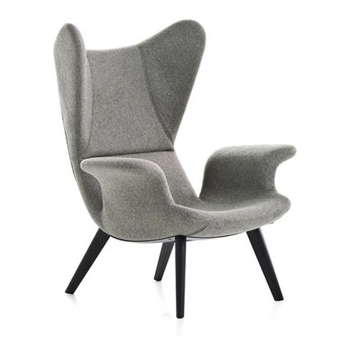 A unique asymmetrical lounge chair, designed by the highly acclaimed danish architect, hans olsen in the 1950s. Fiberglass Longwave Armchair Diesel for Bedroom Fabric ...
