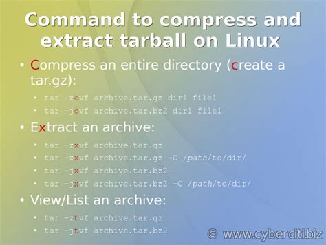 How To Tar A File In Linux Using Command Line Nixcraft