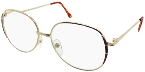 New Large Reading Glasses Gold Metal Frame With Coloured Outer Trim