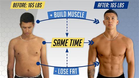 How To Lose Fat And Gain Muscle At The Same Time Simple Steps Youtube
