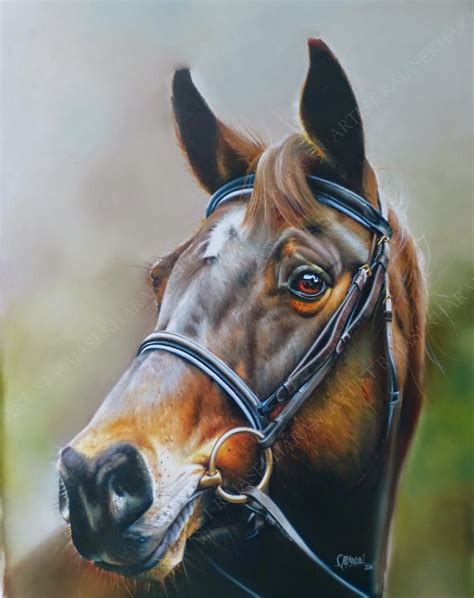 My Oil Paintings Horse Hyper Realistic Oil Painting By Rajasekharan