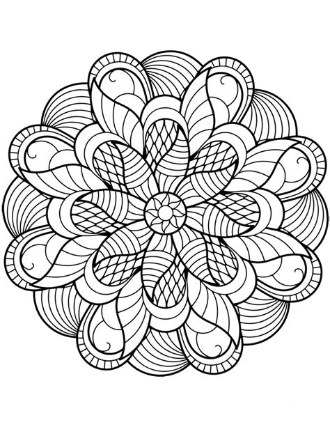 Flower Mandala Coloring Pages Best Coloring Pages For Kids Mandala