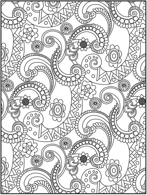 Detailed Pattern Coloring Pages At Free Printable