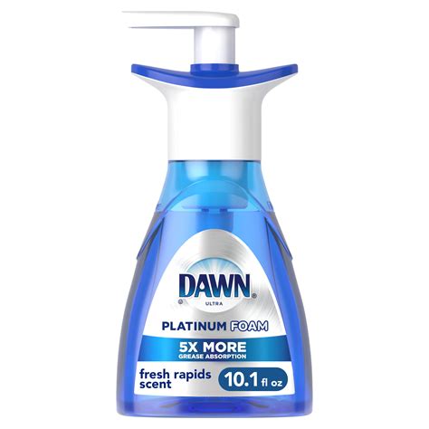 Dawn Ultra Platinum Foam Dish Soap Fresh Rapids Scent 10 1 Fl Oz