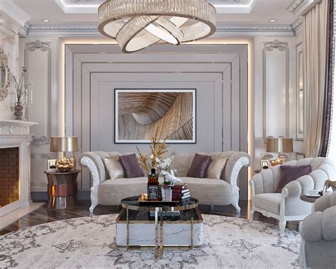 Neo Classical Designs On Behance Classic Interior Design Living Room