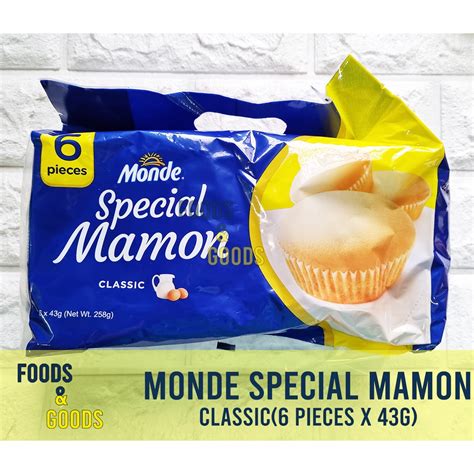 Monde Special Mamon Classic 6 X 43g Shopee Philippines